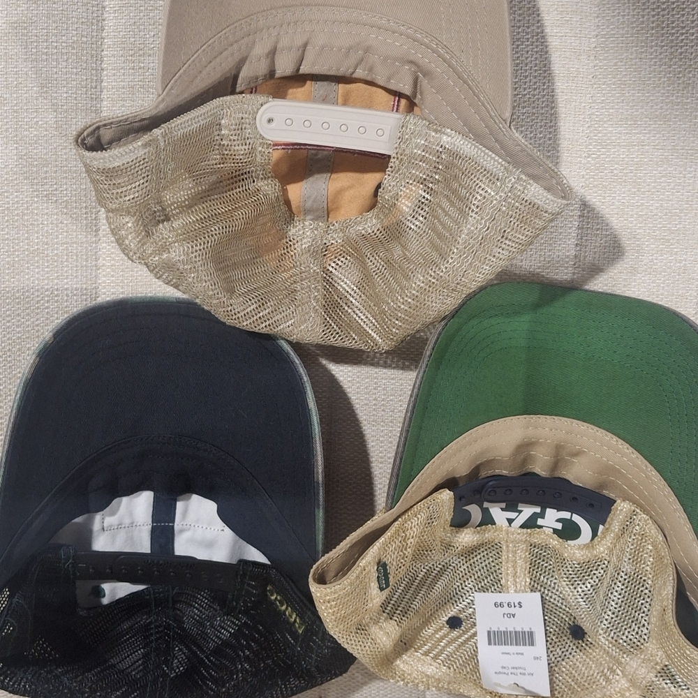 Set  of 3 Trucker Caps Snap Back   Smoke Free Home - Picture 5 of 5